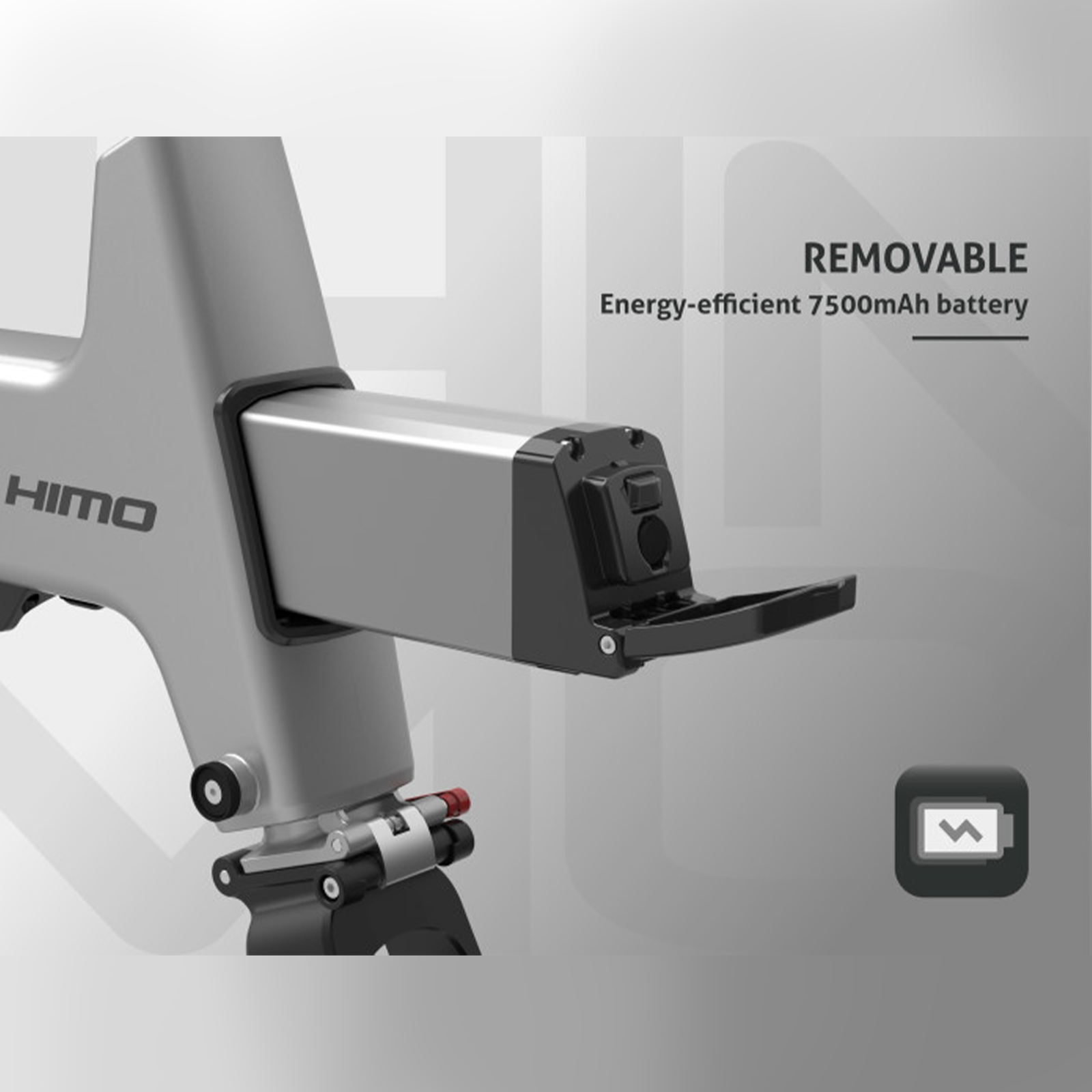 Refurbished HIMO Electric Bike H1 Grey