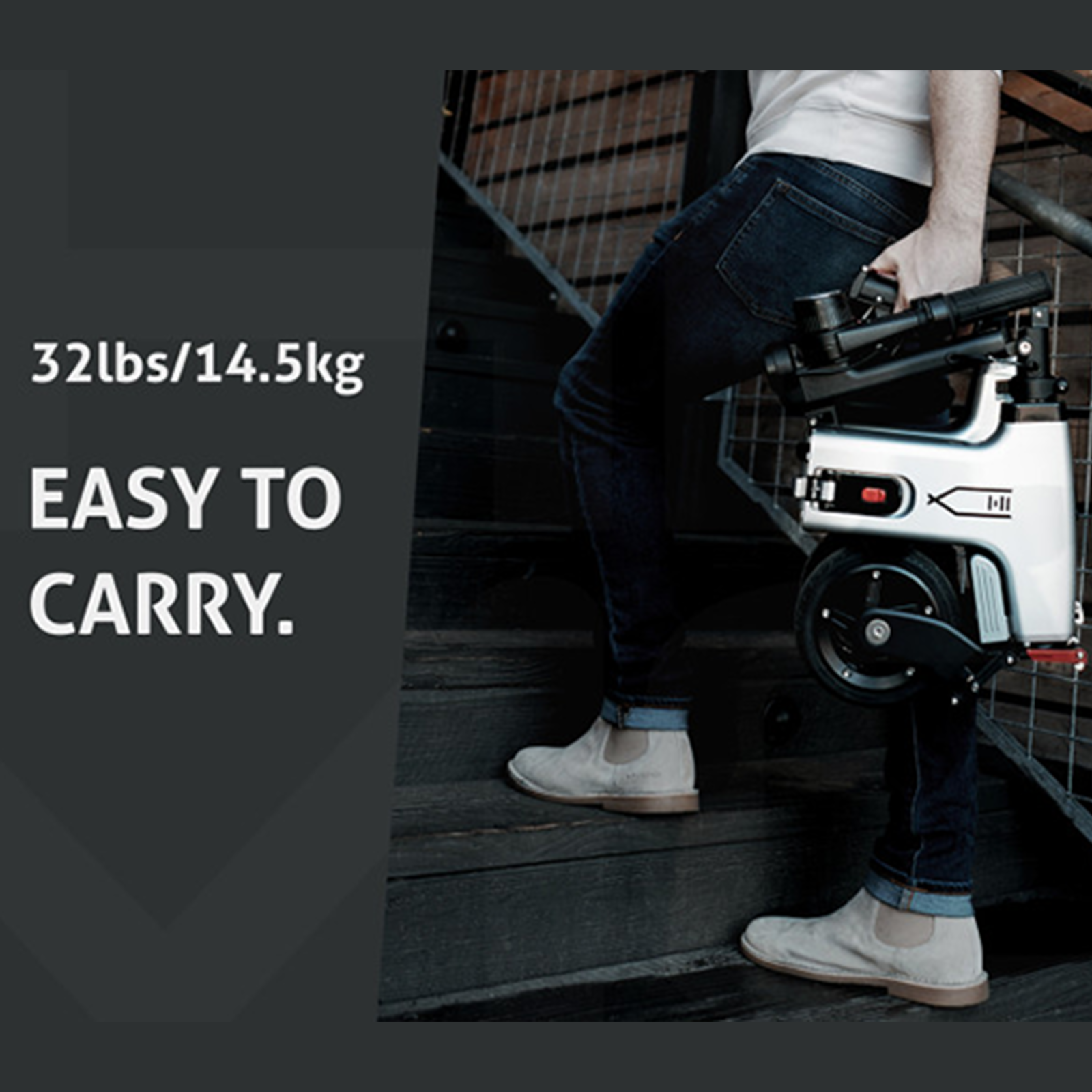 Refurbished HIMO Electric Bike H1 Grey