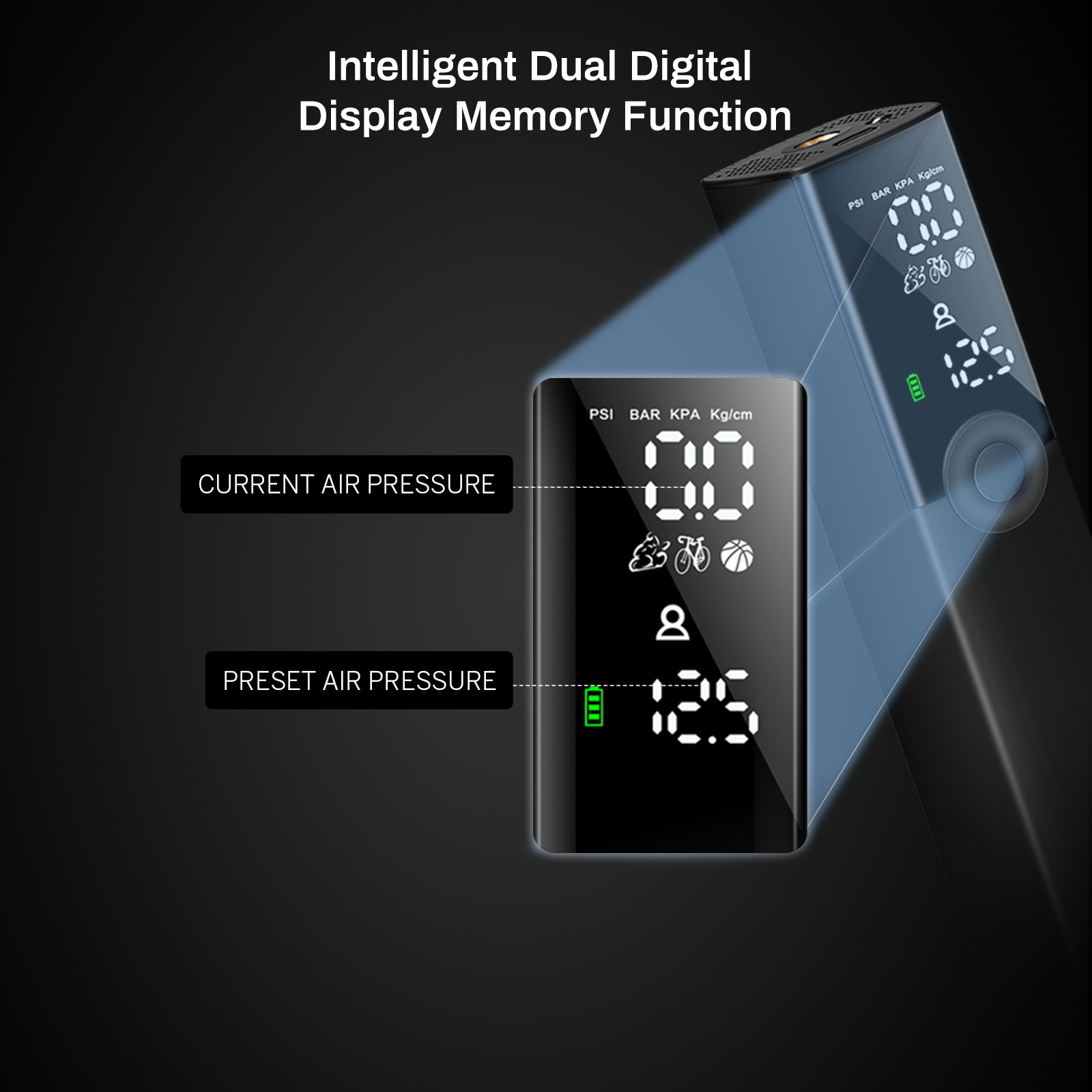 Segway Ninebot KickScooter G65 & Daxys Portable Electric Air Pump Bundle