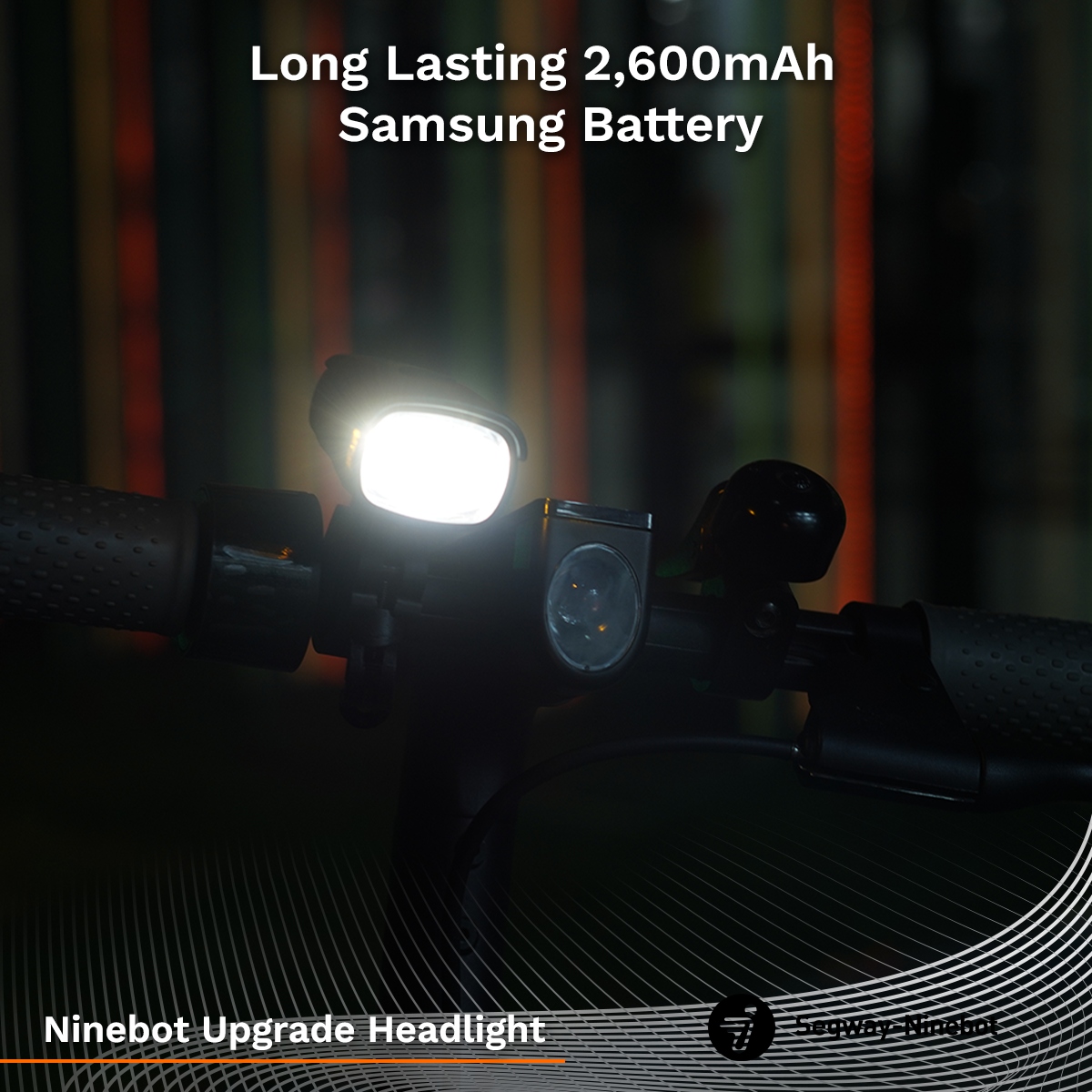 OPEN BOX-Segway Ninebot Scooter Upgrade Headlight