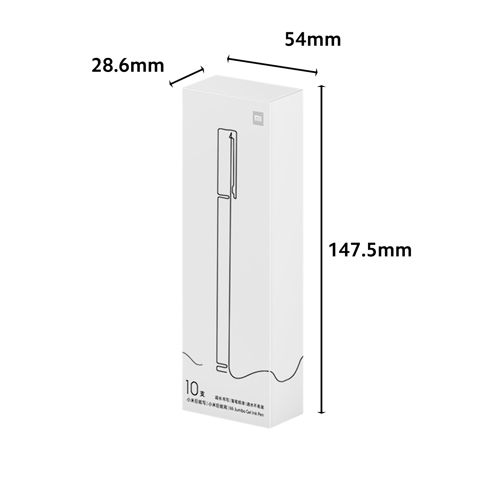 Xiaomi Mi High-capacity Gel Pen (10-Pack)