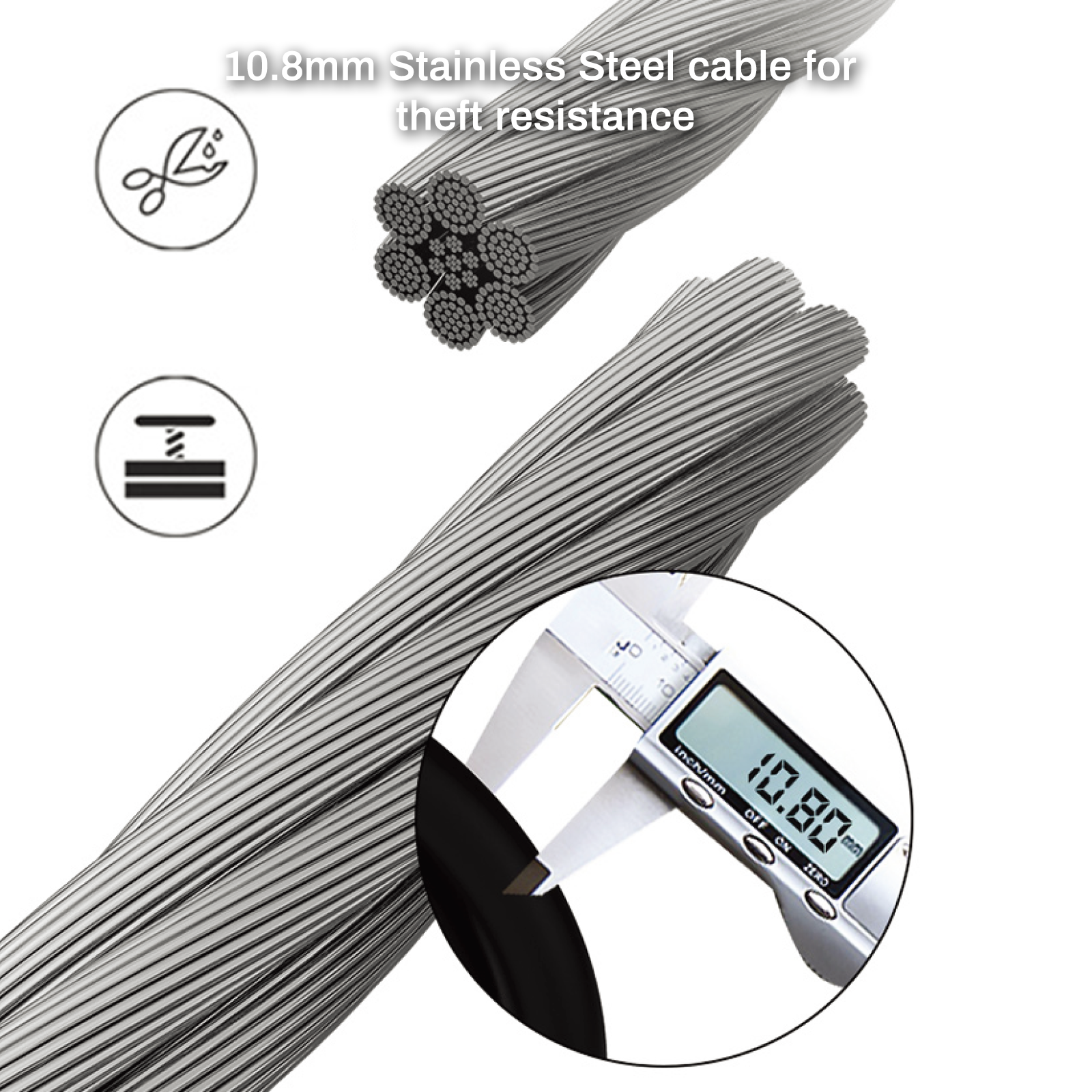 Daxys Fingerprint Cable Lock