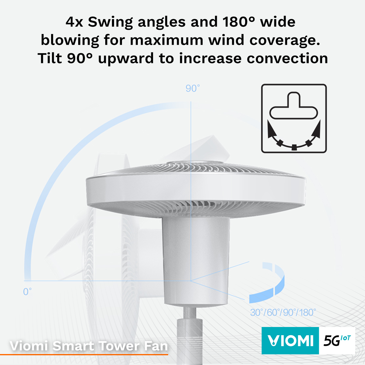 Viomi Smart DC Tower Pedestal Fan