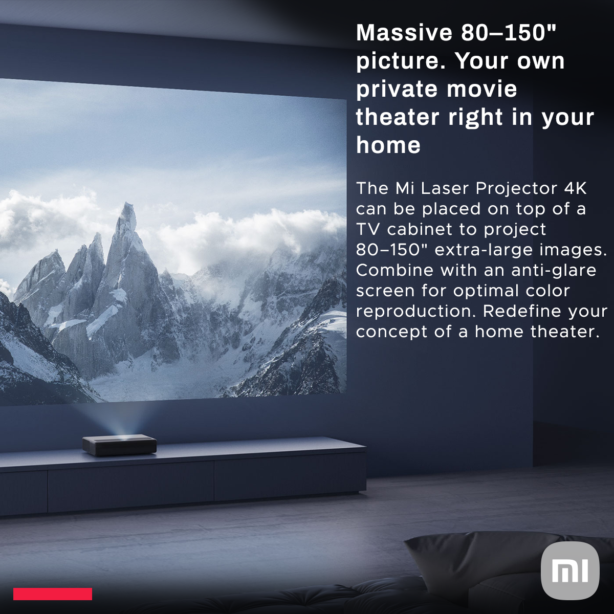 Xiaomi Mi 4K Laser Projector 150"