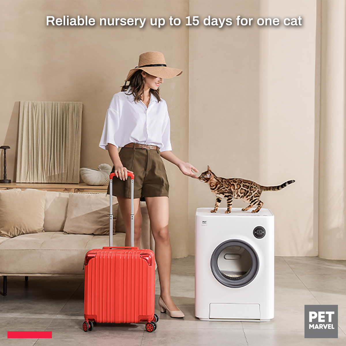 Pet Marvel Smart Self Cleaning Cat Litter Box