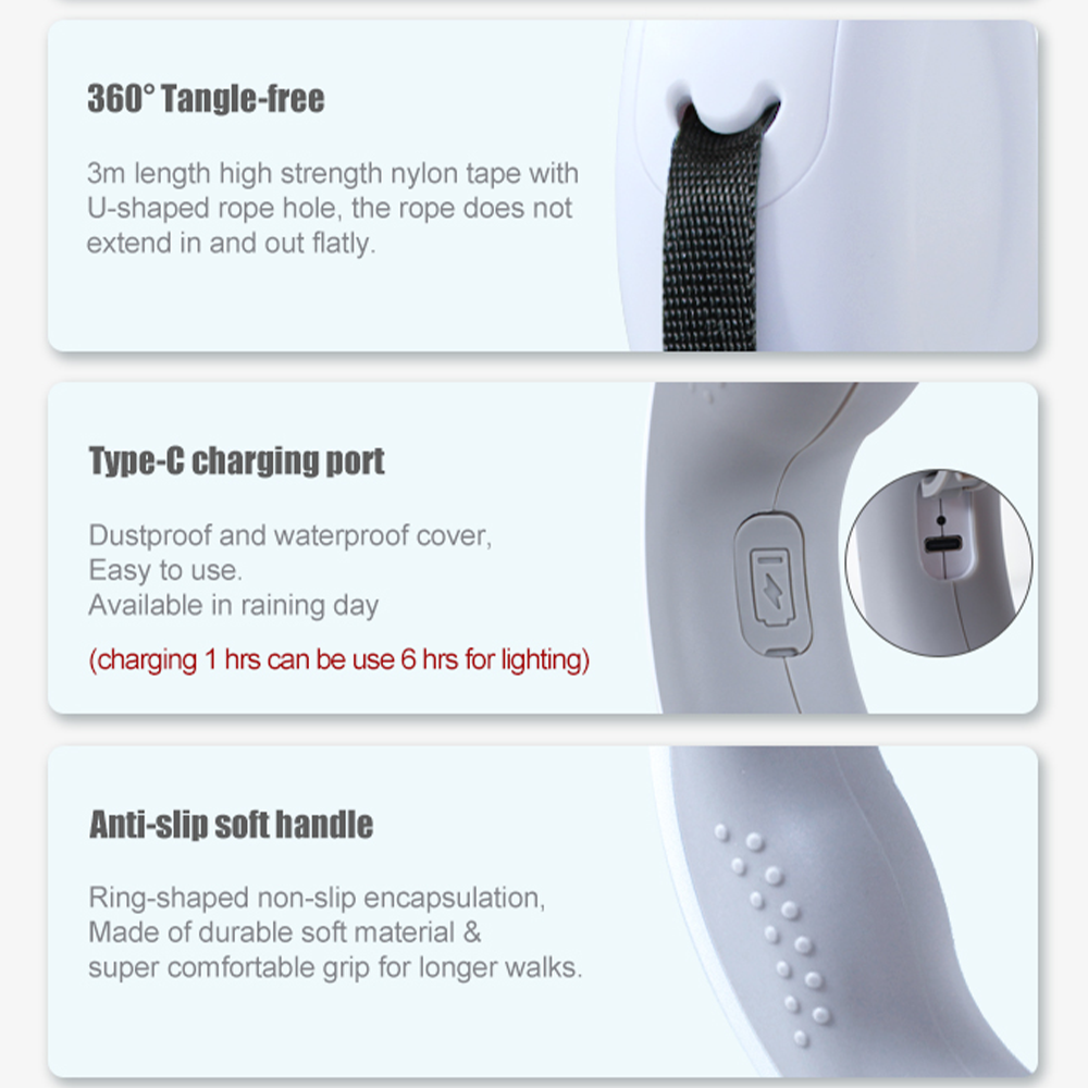 Triple Eight Dog Leash-Grey