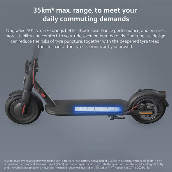 Xiaomi Electric Scooter 4 with Password Lock - Portable, Long-Lasting Xiaomi Scooter for City Commutes