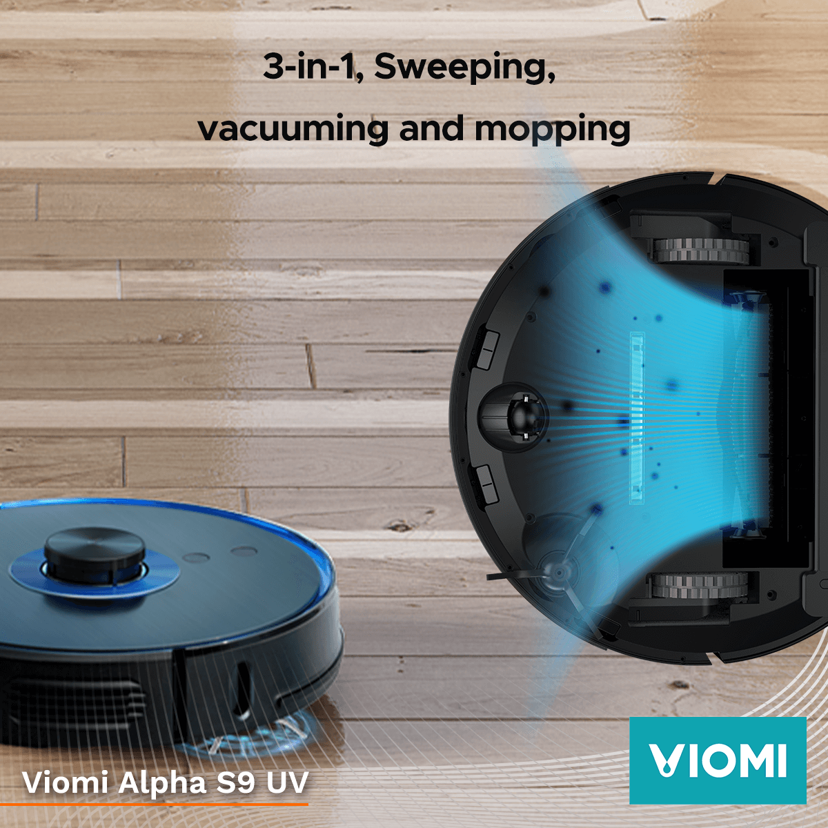 [Refurbished] Viomi S9 /S9 UV Robot Vacuum  (Exclude WA and NT)