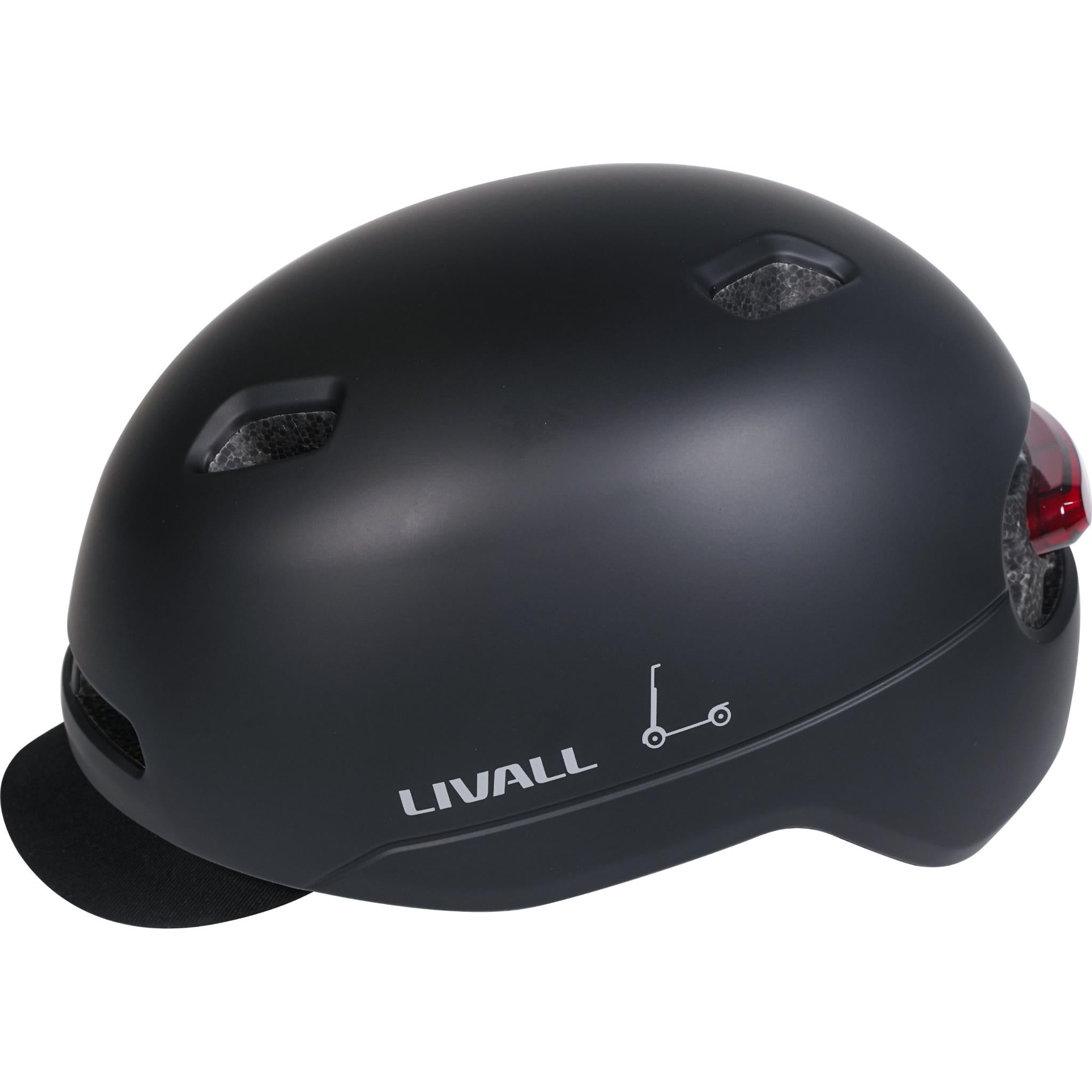 Livall C21 Scooter Smart Helmet Large 57-61cm - Midnight Black