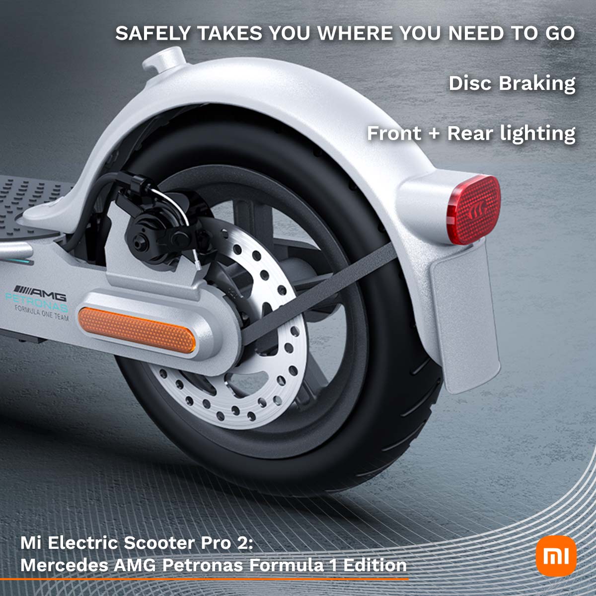 OPEN BOX-Xiaomi Mi Electric Scooter Pro 2: Mercedes AMG Petronas Formula 1 Edition