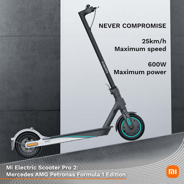 OPEN BOX-Xiaomi Mi Electric Scooter Pro 2: Mercedes AMG Petronas Formula 1 Edition