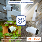 Imilab EC2 Wire-Free Outdoor Camera & Gateway Bundle