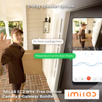 Imilab EC2 Wire-Free Outdoor Camera & Gateway Bundle