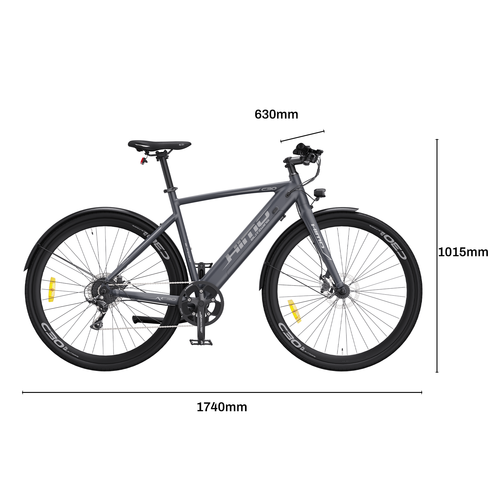 HIMO C30R Electric Road Bike Grey