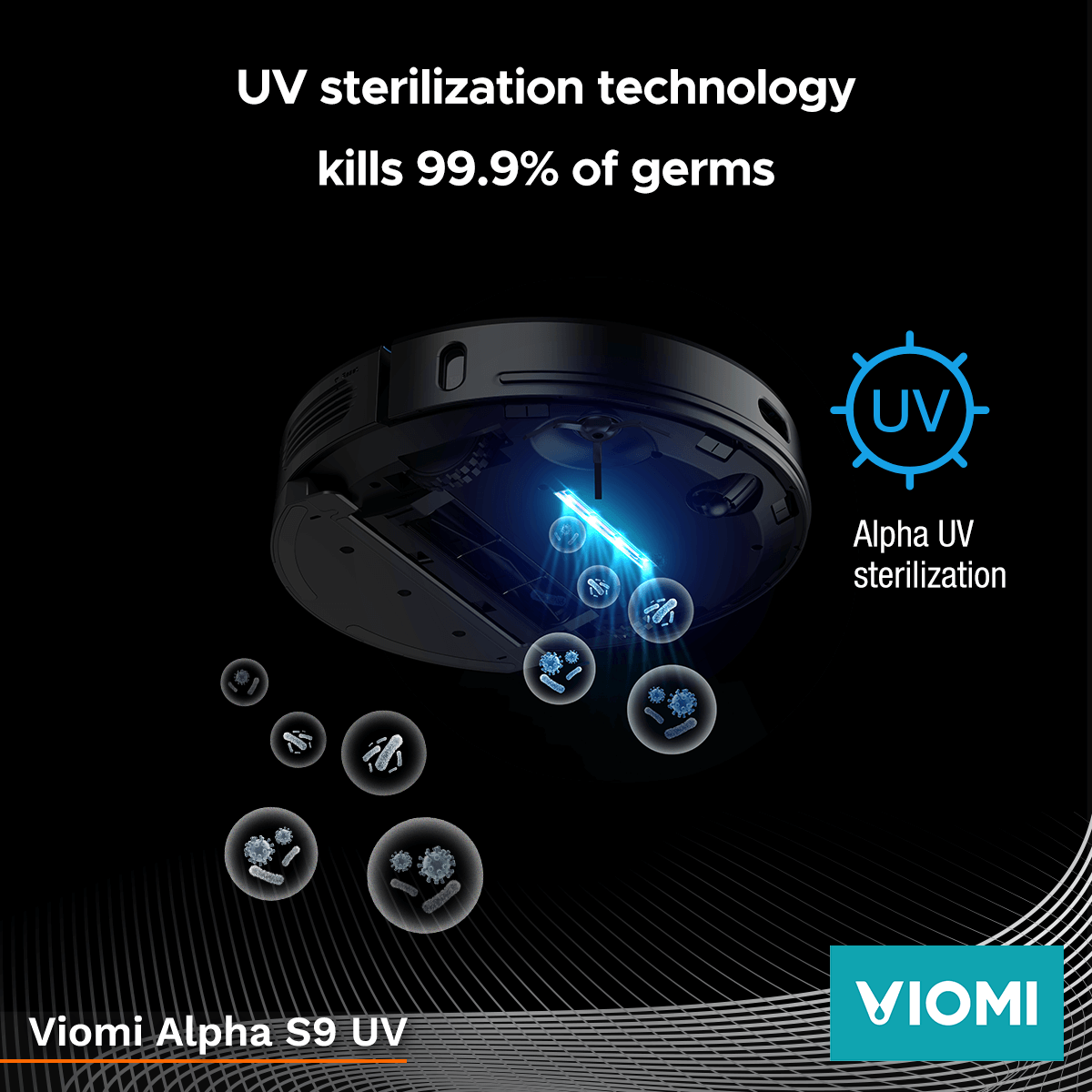 Viomi S9 UV Alpha Robot Vacuum (New version of S9)