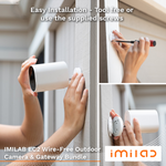 Imilab EC2 Wire-Free Outdoor Camera & Gateway Bundle